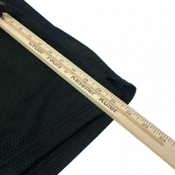 DSG POCKETLESS MESH SHORTS MENS SIZE XXL PURE BLACK ATHLETIC DRAWSTRING ATHLETE - Picture 4 of 10